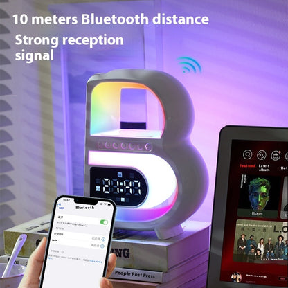 B-Shaped Blutooth Speaker with Charger