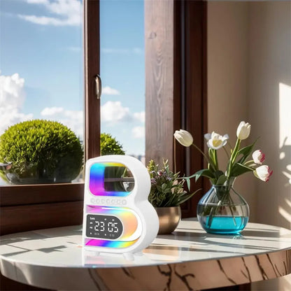 B-Shaped Blutooth Speaker with Charger