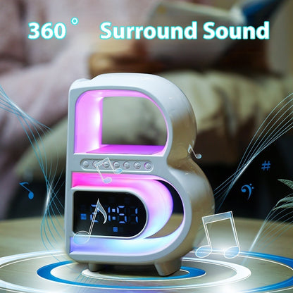 B-Shaped Blutooth Speaker with Charger