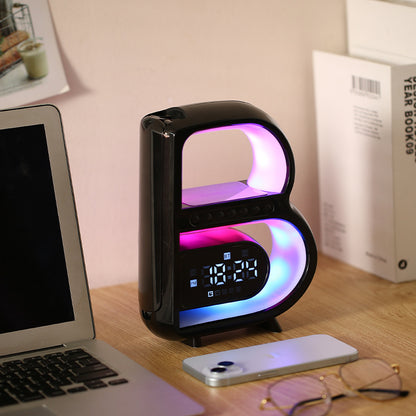 B-Shaped Blutooth Speaker with Charger
