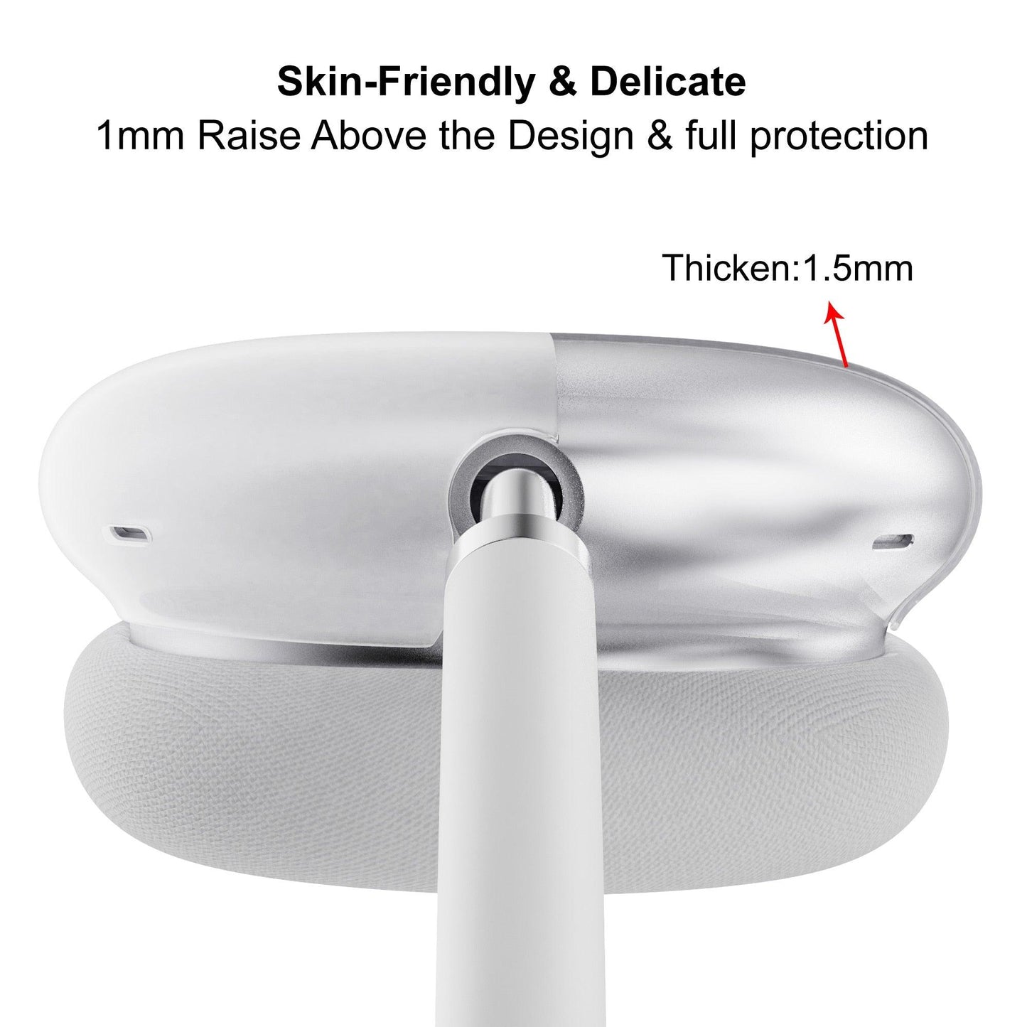 For Air Pods Max Transparent Case Protective Cover - Concept Gadgets