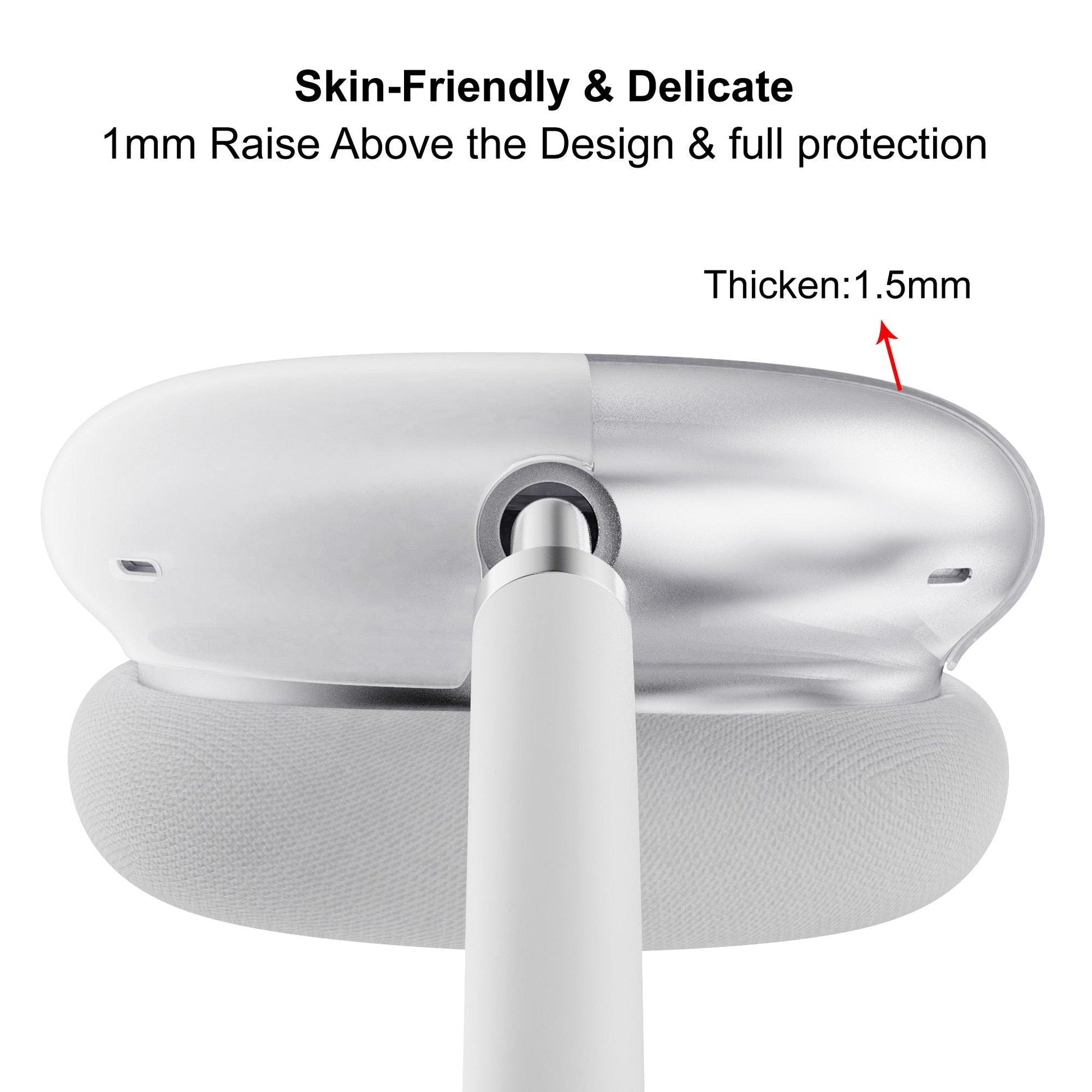 For Air Pods Max Transparent Case Protective Cover - Concept Gadgets