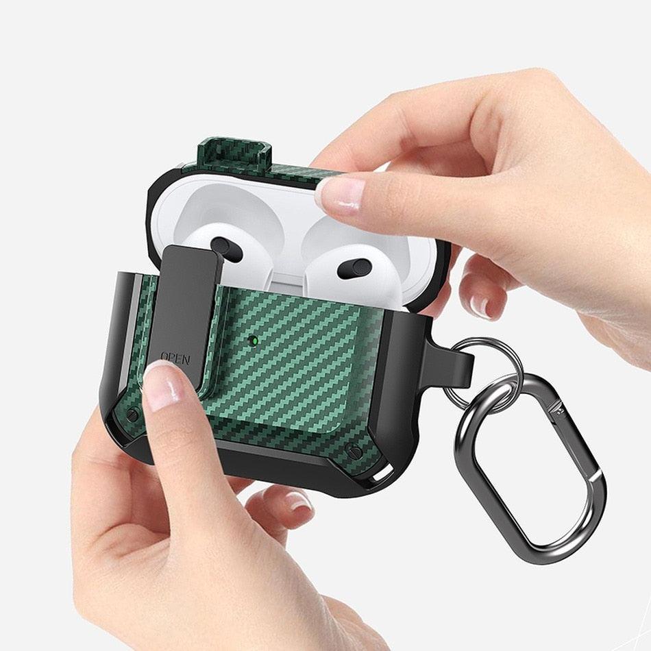 Luxury Switch Earphone Case For Airpods Pro 2 3 Case Shockproof Cover For Apple - Concept Gadgets