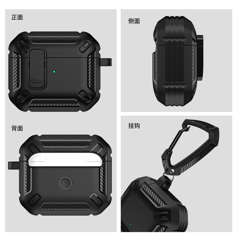 Luxury Switch Earphone Case For Airpods Pro 2 3 Case Shockproof Cover For Apple - Concept Gadgets