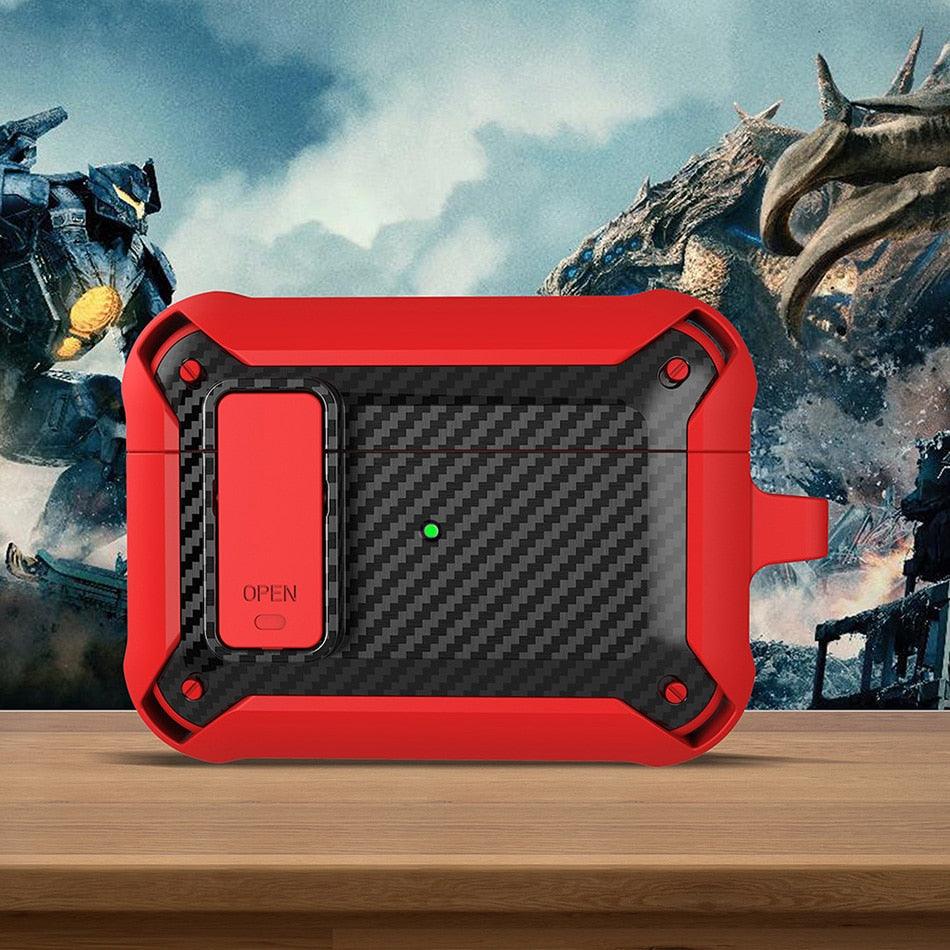 Luxury Switch Earphone Case For Airpods Pro 2 3 Case Shockproof Cover For Apple - Concept Gadgets