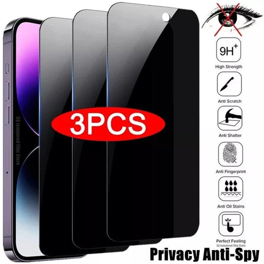 3PCS Privacy Screen Protector For iPhone 14 PRO MAX - Concept Gadgets