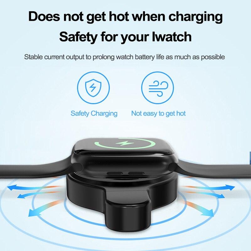 Wireless Charger for Apple Watch 7 6 5 4 3 se Series - Concept Gadgets