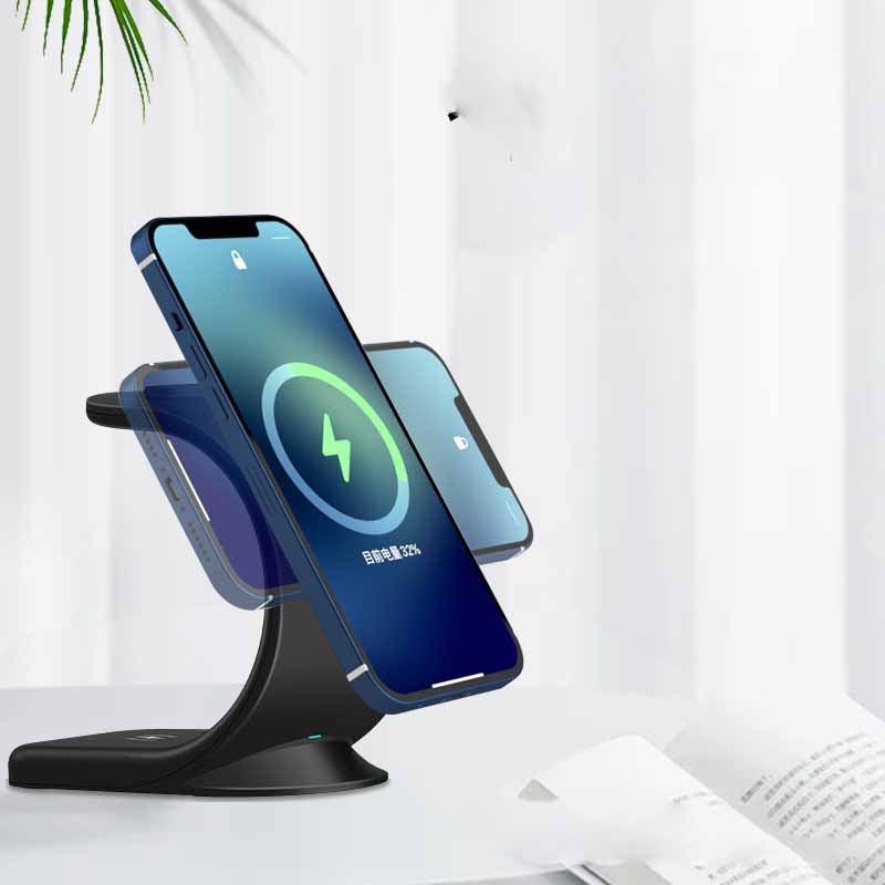 Vertical Three-in-one Magnetic Wireless Charger - Concept Gadgets